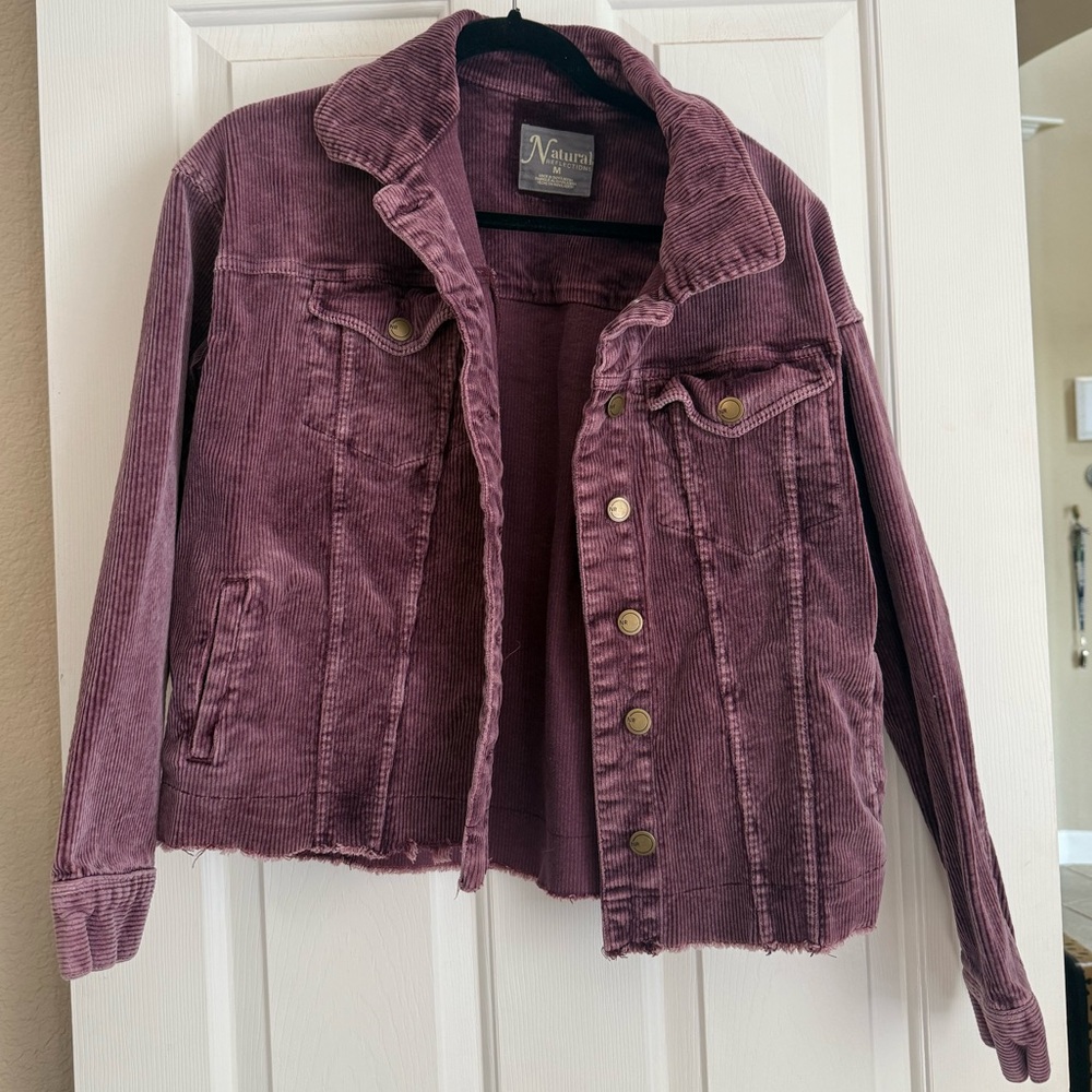 Purple Corduroy Jacket